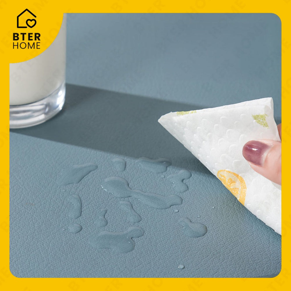 Bter Home Tatakan Piring Placemat Polos Custom Ukuran Anti Slip Tahan Panas PVC Premium Mudah Dibersihkan - image 4