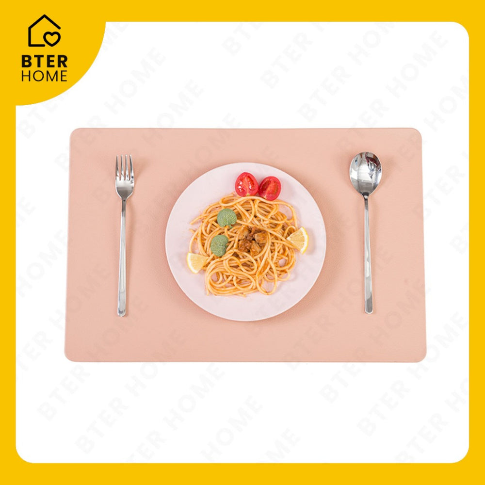 Bter Home Tatakan Piring Placemat Polos Custom Ukuran Anti Slip Tahan Panas PVC Premium Mudah Dibersihkan - image 8