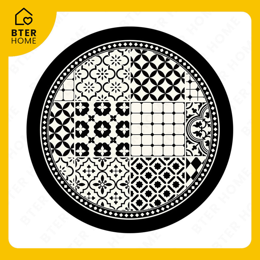 Bter Home Tatakan Gelas Mangkok Piring Premium – Motif Estetik & Anti Slip, Anti Air