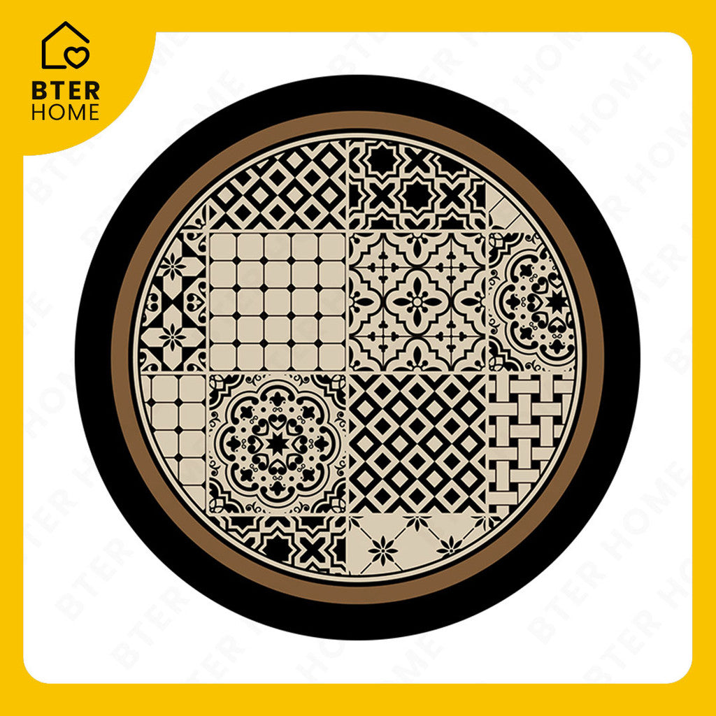 Bter Home Tatakan Gelas Mangkok Piring Premium – Motif Estetik & Anti Slip, Anti Air