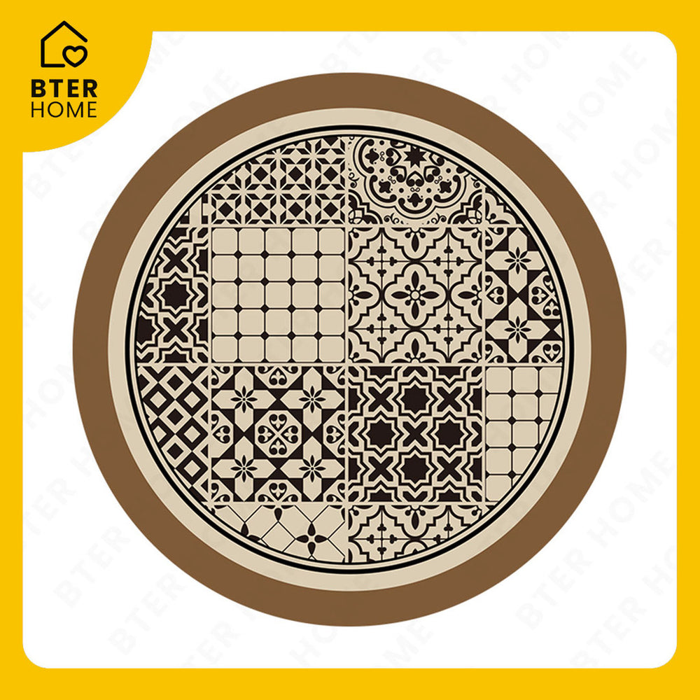 Bter Home Tatakan Gelas Mangkok Piring Premium – Motif Estetik & Anti Slip, Anti Air