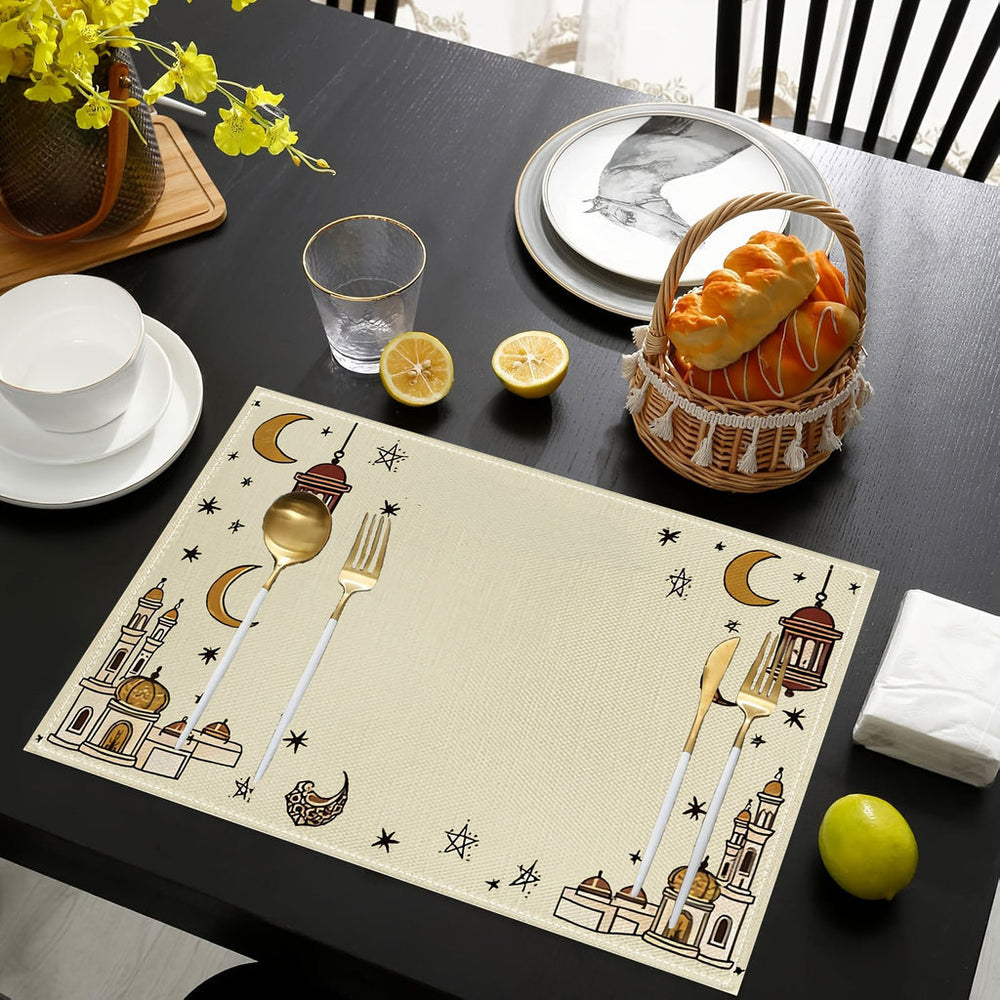 Bter Home Taplak Meja Placemat PVC Premium Ramadan Idul Fitri Best Seller Series Motif Islami