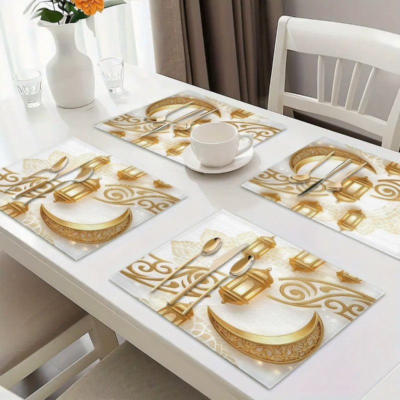 Bter Home Taplak Meja Placemat PVC Premium Ramadan Idul Fitri Complete Series Motif Islami - image 6